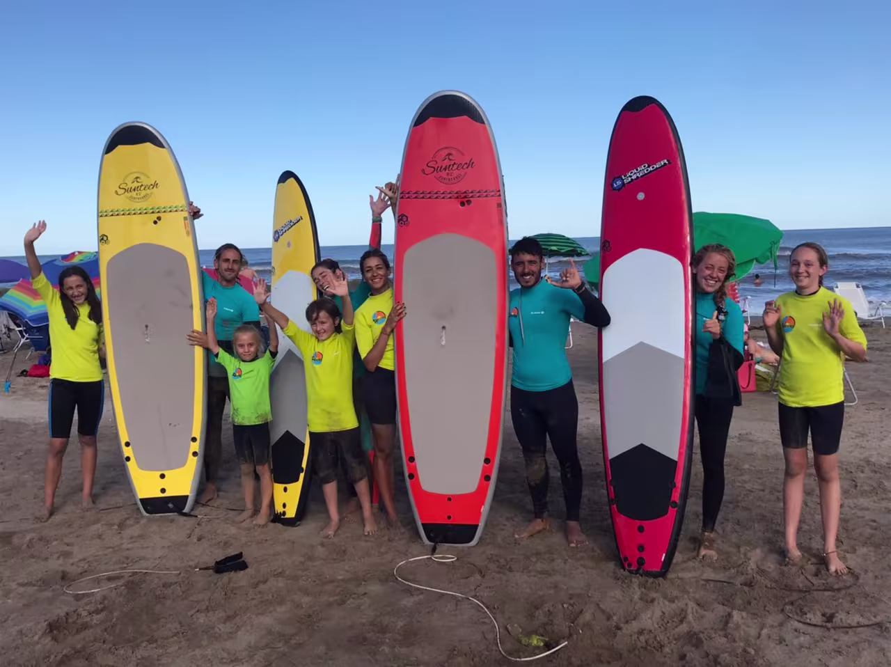 Surf en familia
